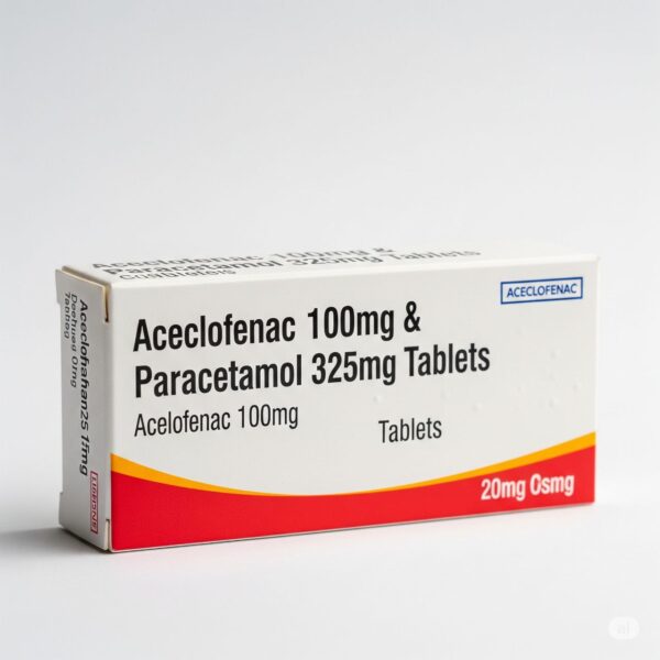 Aceclofenac 100mg and Paracetamol 325mg Tablets